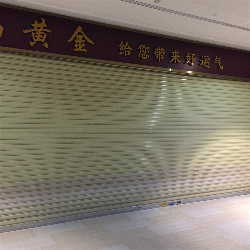 彩鋼防盜電動(dòng)卷閘門