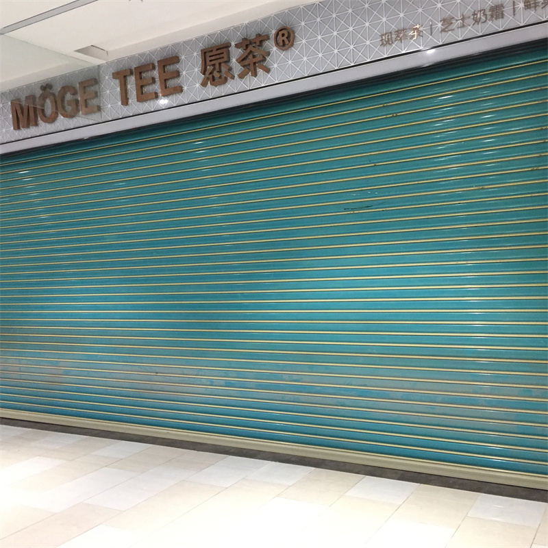 彩鋼防盜電動卷閘門