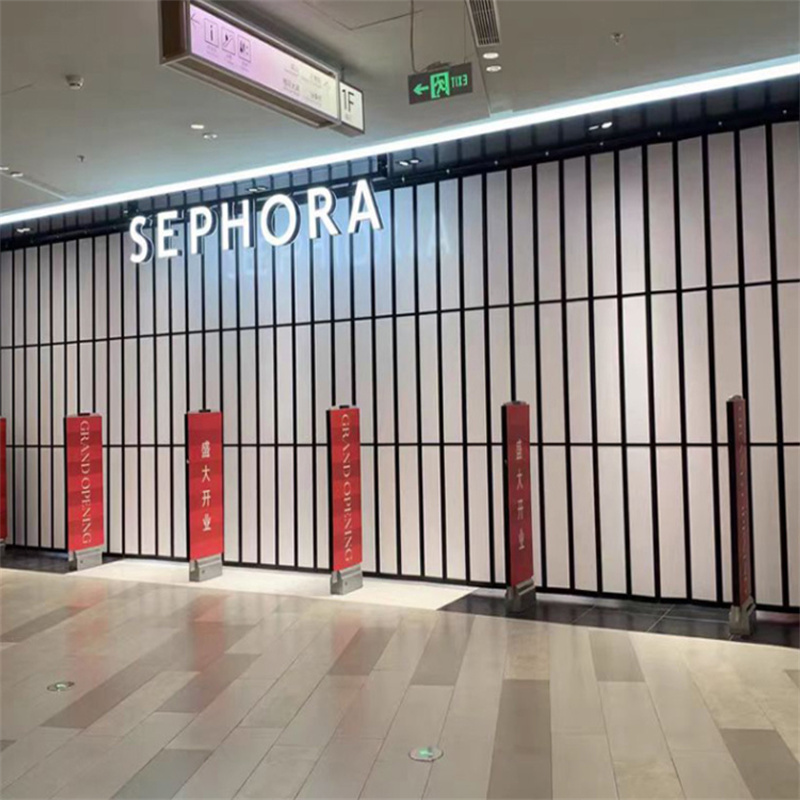 鋁合金水晶折疊門